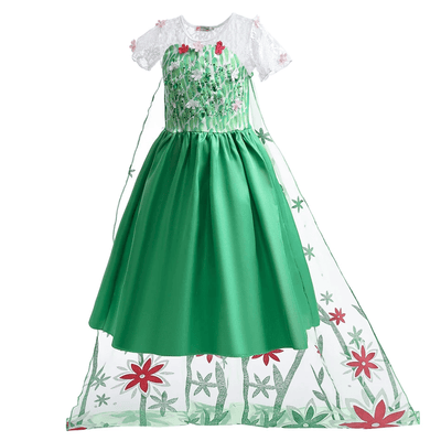 Elsa grunes kleid