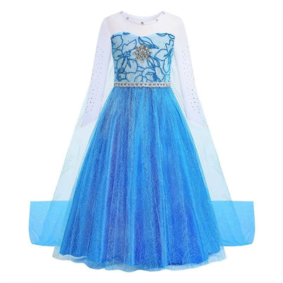 Elsa kleid fasching 
