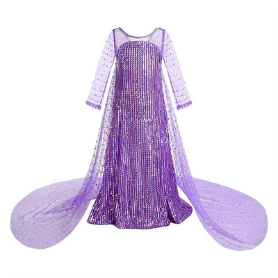 Elsa kleid lila 
