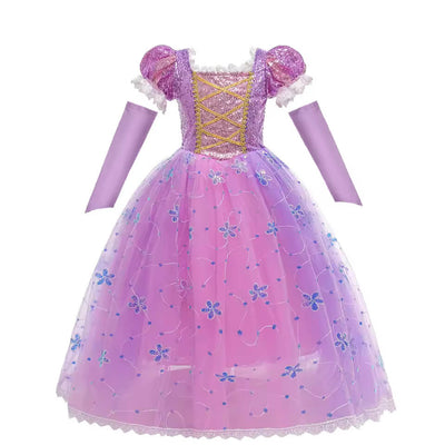 Rapunzel karneval kostüm 